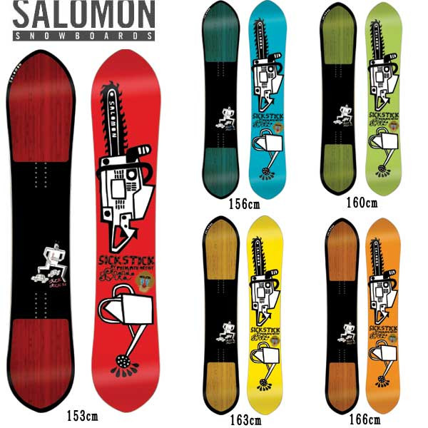 13-14シーズン SALOMONサロモンボードの紹介「SICKSTICK」 -スノーボード板ビンディングウェア格安通販情報