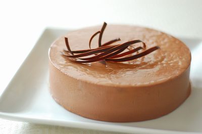アールグレイとチョコレートのムースケーキ