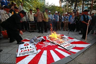 韓国の首都ソウルで韓国人が「KILL　JAP！」チョッパリ殺せ！＝日本人を殺せ！とデモ