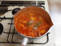 鯖缶とジャガイモのトマト煮39