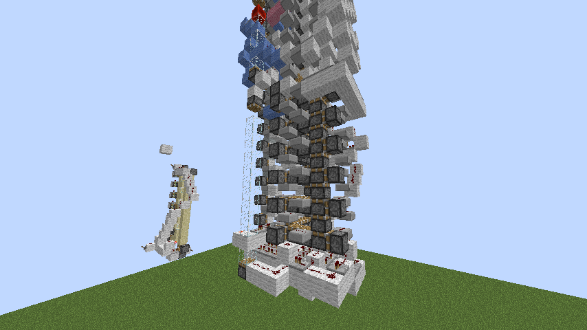 Minecraft どうしてもピストンエレベーターが作りたい その６ 今日もマインクラフト