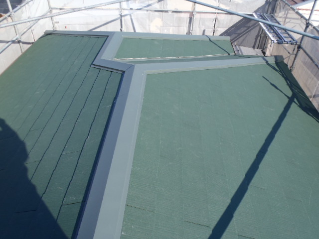 屋根の改修　神戸市須磨区