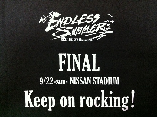 B'z LIVE-GYM Pleasure 2013 -ENDLESS SUMMER- ツアーファイナルグッズ