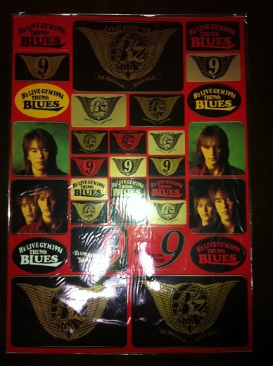 B'z LIVE-GYM '94 THE 9TH BLUES 関連グッズ③ - MERCHANDISE COLLECTION