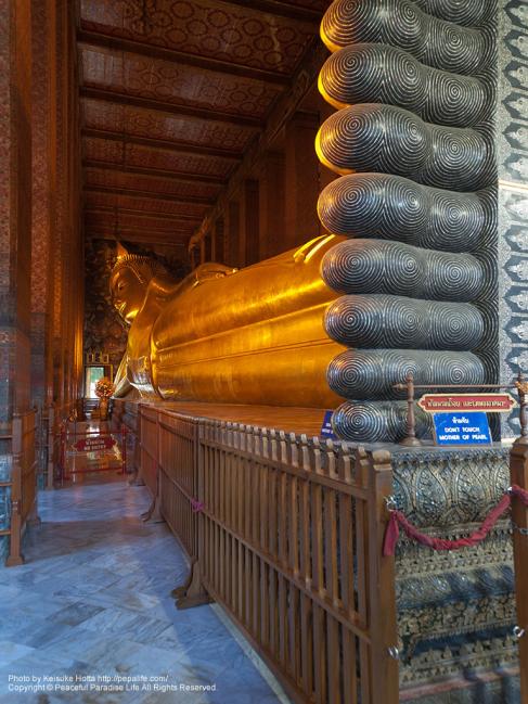 ワット・ポー(Wat Pho)の涅槃仏