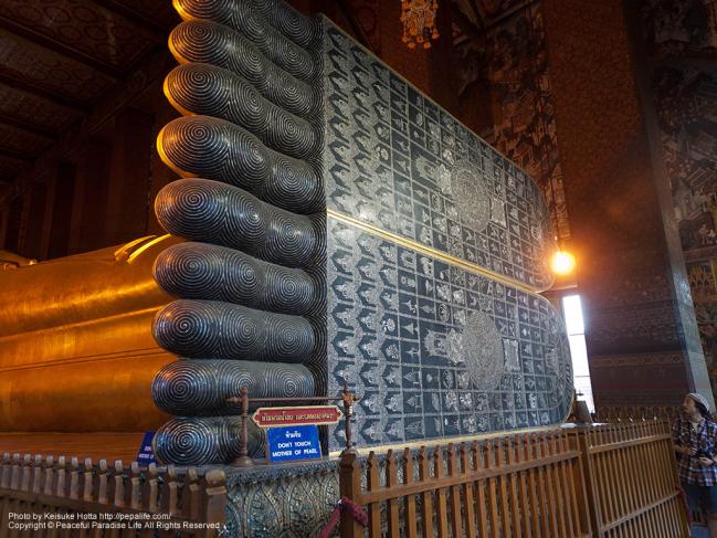 ワット・ポー(Wat Pho)の涅槃仏